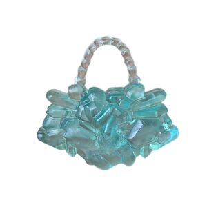 Monster High Doll Abbey Bominable Dot Dead Gorgeous Blue Crystal Purse